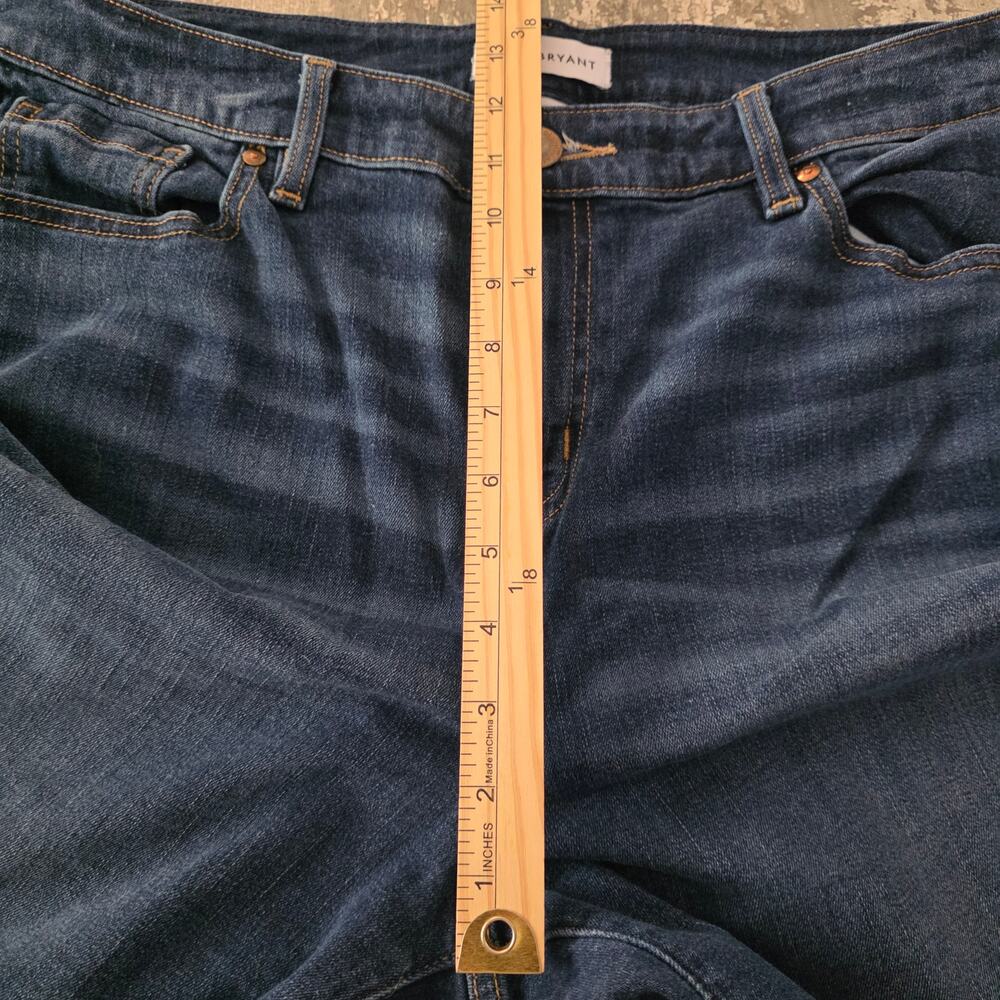 Lane Bryant Midrise Wide Leg Crop Blue Jeans Size 14 - Picture 5 of 8